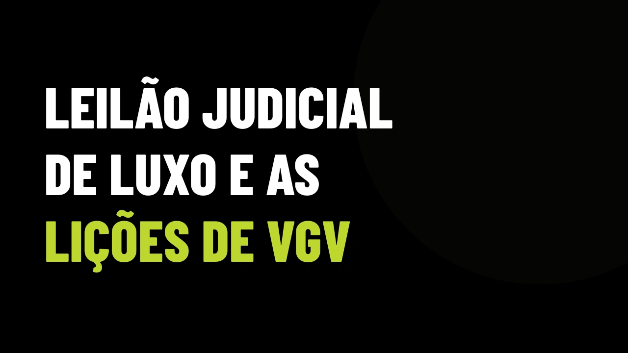 Apartamento de luxo em leilão judicial: oportunidade real para corretores ou armadilha de liquidez?