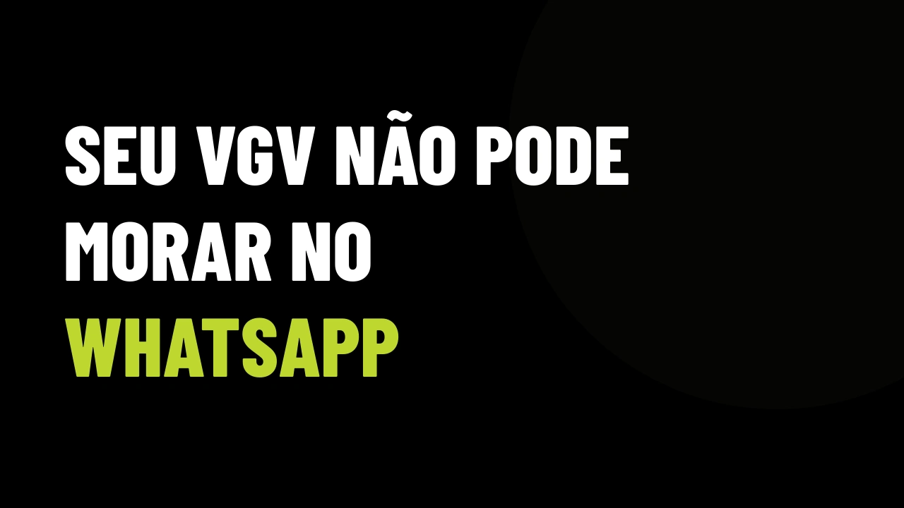 Canal com 10 milhões de seguidores derrubado por uma decisão: sua imobiliária sobrevive se o WhatsApp cair amanhã?