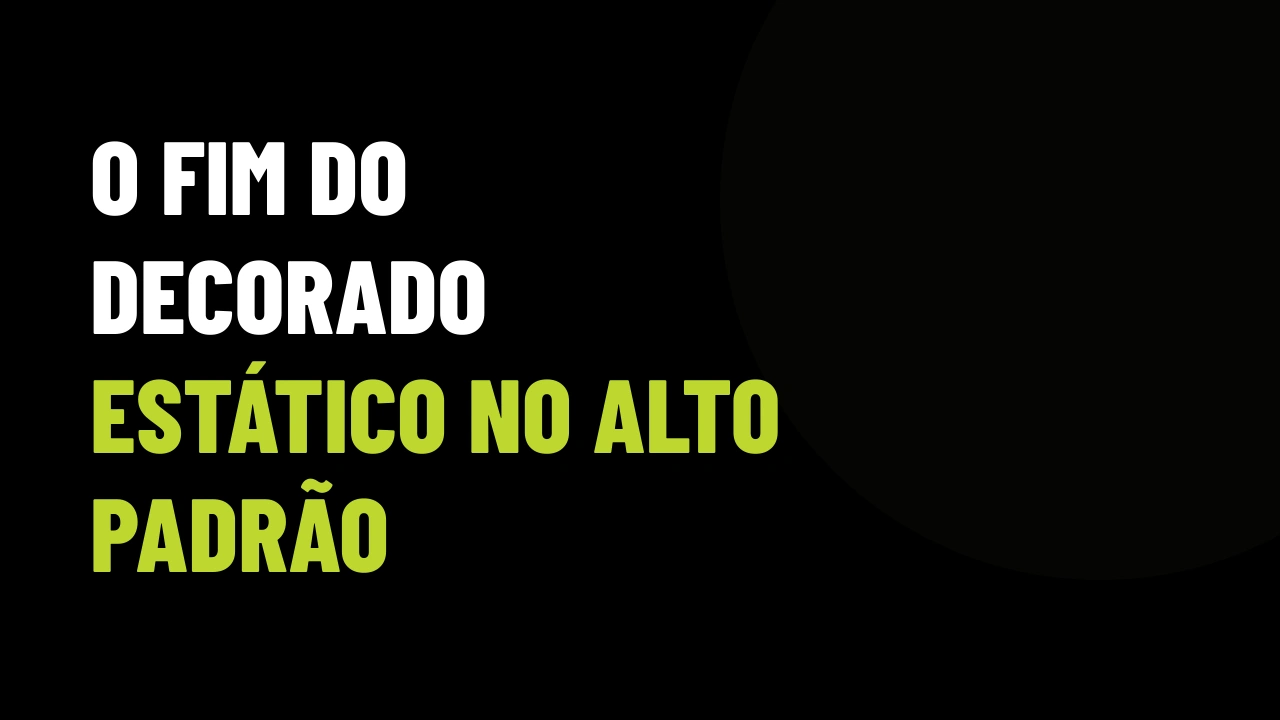 O fim do decorado estático: como salas 3D imersivas aceleram o fechamento de imóveis de alto padrão