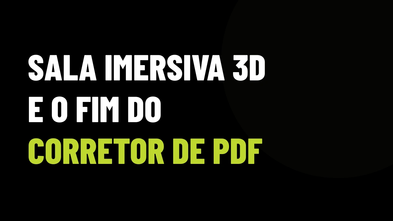 Salas imersivas 3D nos plantões: o fim dos corretores que vendem na planta com PDF de 40 MB